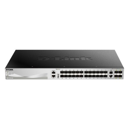 D-Link DGS-3130-30S E switch di rete Gestito L3 10G Ethernet (100 1000 10000) Grigio