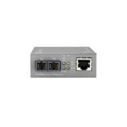 LevelOne FVS-3120 convertitore multimediale di rete 100 Mbit s Modalità singola Grigio