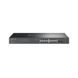 TP-Link Omada SG2218P switch di rete Gestito L2 L2+ Gigabit Ethernet (10 100 1000) Supporto Power over Ethernet (PoE) 1U Nero