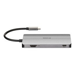 D-Link DUB-M610 replicatore di porte e docking station per laptop Cablato USB 3.2 Gen 1 (3.1 Gen 1) Type-C Alluminio, Nero