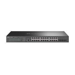 TP-Link Omada SG3428XPP-M2 switch di rete Gestito L2+ 2.5G Ethernet (100 1000 2500) Supporto Power over Ethernet (PoE) 1U Nero