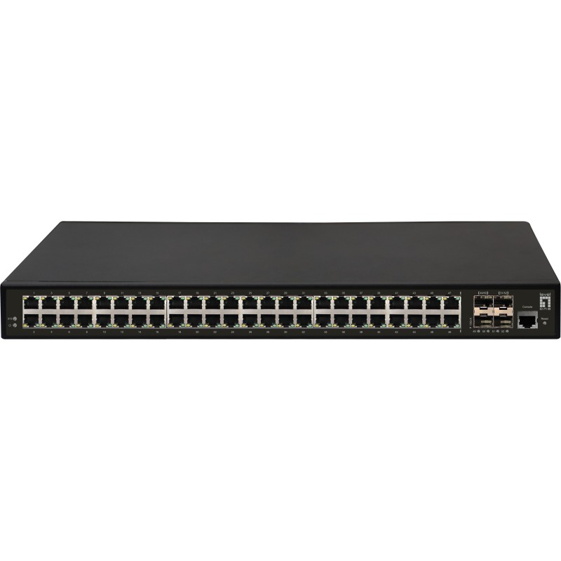 LevelOne GTL-5291 switch di rete Gestito L3 Gigabit Ethernet (10 100 1000) 1U Nero