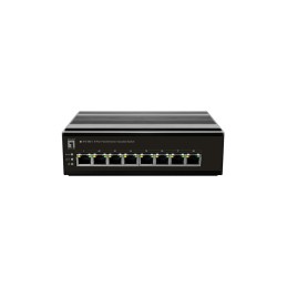 LevelOne IFS-0801 switch di rete Non gestito Fast Ethernet (10 100) Nero