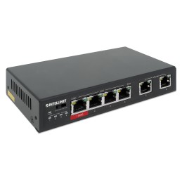 Intellinet 561686 switch di rete Fast Ethernet (10 100) Supporto Power over Ethernet (PoE) Nero