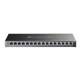 TP-Link Omada SG2016P switch di rete Gestito L2 L2+ Gigabit Ethernet (10 100 1000) Supporto Power over Ethernet (PoE) Nero