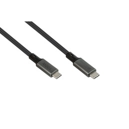 Alcasa Kabel   Adapter cavo USB USB4 Gen 2x2 1 m USB C Grigio