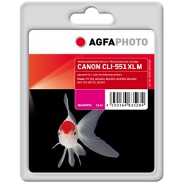 AgfaPhoto APCCLI551XLM cartuccia d'inchiostro 1 pz Resa standard Magenta