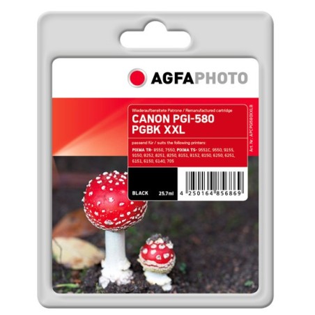 AgfaPhoto APCPGI580XXLB cartuccia d'inchiostro 1 pz Compatibile Nero