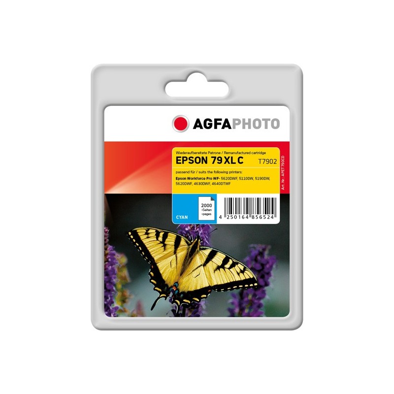 AgfaPhoto APET790CD cartuccia d'inchiostro 1 pz Compatibile Ciano