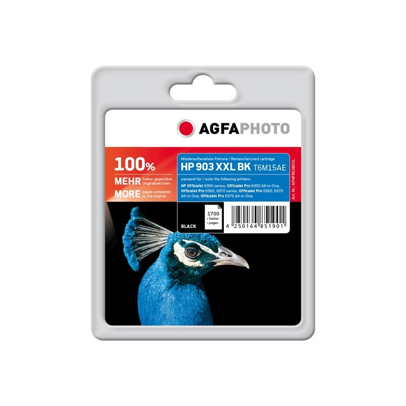 AgfaPhoto APHP903BXXL cartuccia toner 1 pz Nero