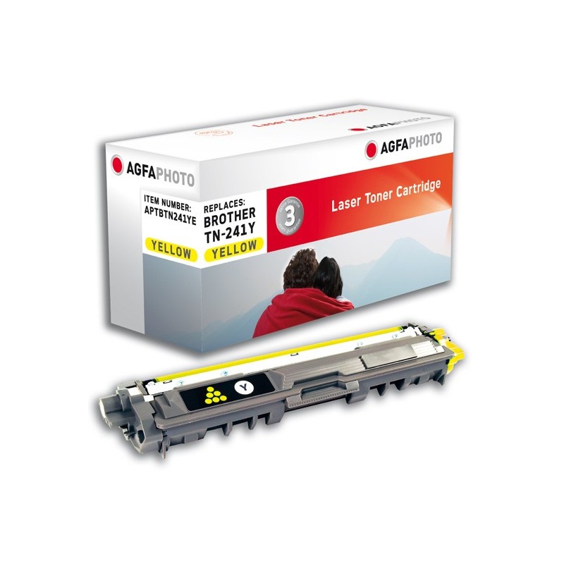 AgfaPhoto APTBTN241YE cartuccia toner 1 pz Giallo