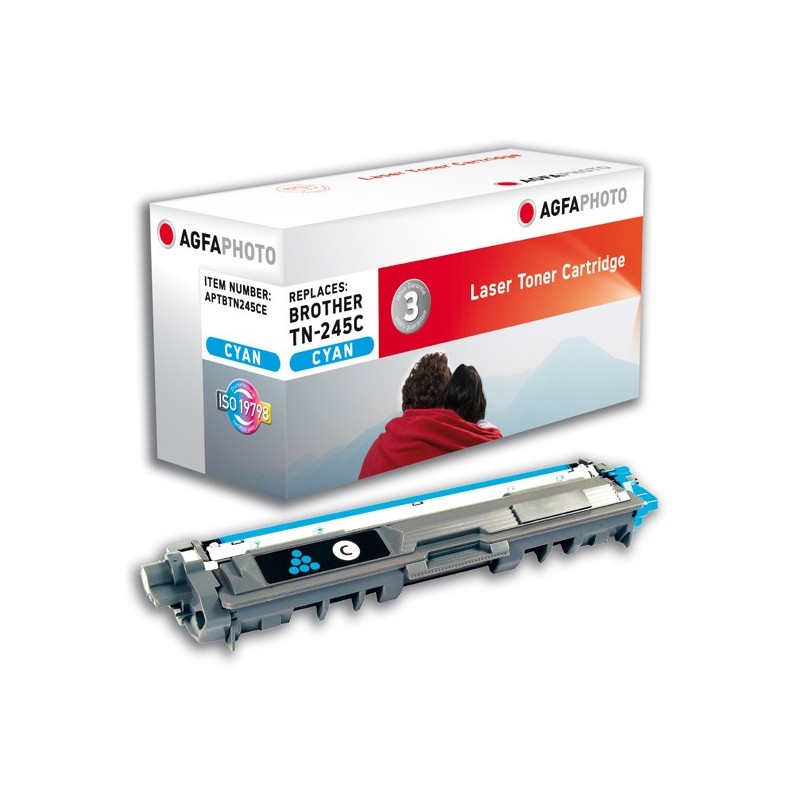 AgfaPhoto APTBTN245CE cartuccia toner 1 pz Ciano