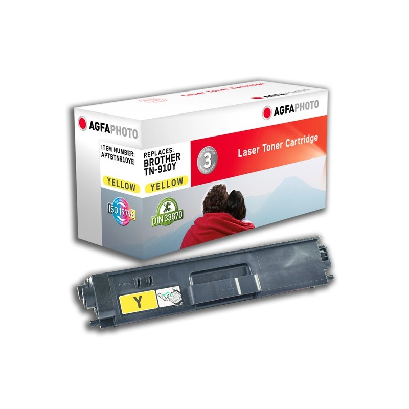 AgfaPhoto APTBTN910YE cartuccia toner 1 pz Compatibile Giallo