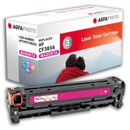 AgfaPhoto APTHPCF383AE cartuccia toner 1 pz Magenta