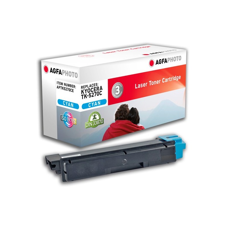 AgfaPhoto APTK5270CE cartuccia toner 1 pz Compatibile Ciano