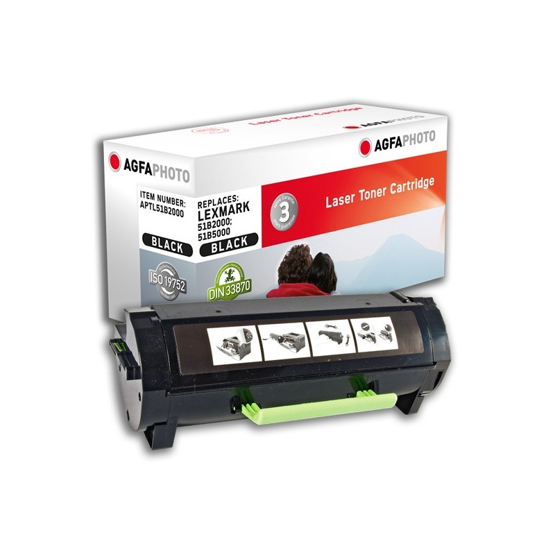 AgfaPhoto APTL51B2000 cartuccia toner 1 pz Compatibile Nero