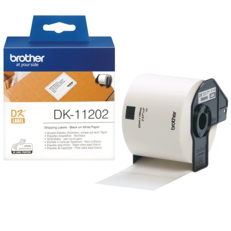 Brother DK-11202 nastro per etichettatrice Nero su bianco