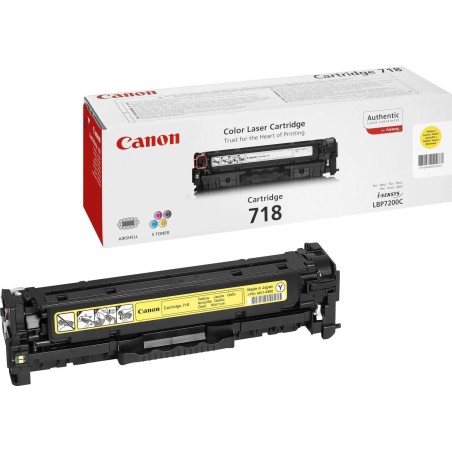 Canon CRG-718 Y cartuccia toner 1 pz Originale Giallo