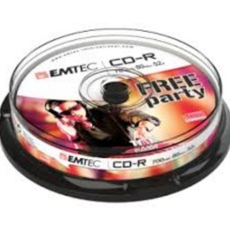 Emtec 52x, 10 pack CD-R 700 MB 10 pz