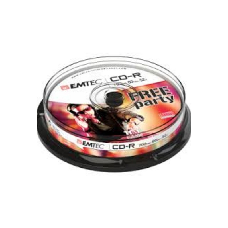 Emtec 52x, 10 pack CD-R 700 MB 10 pz