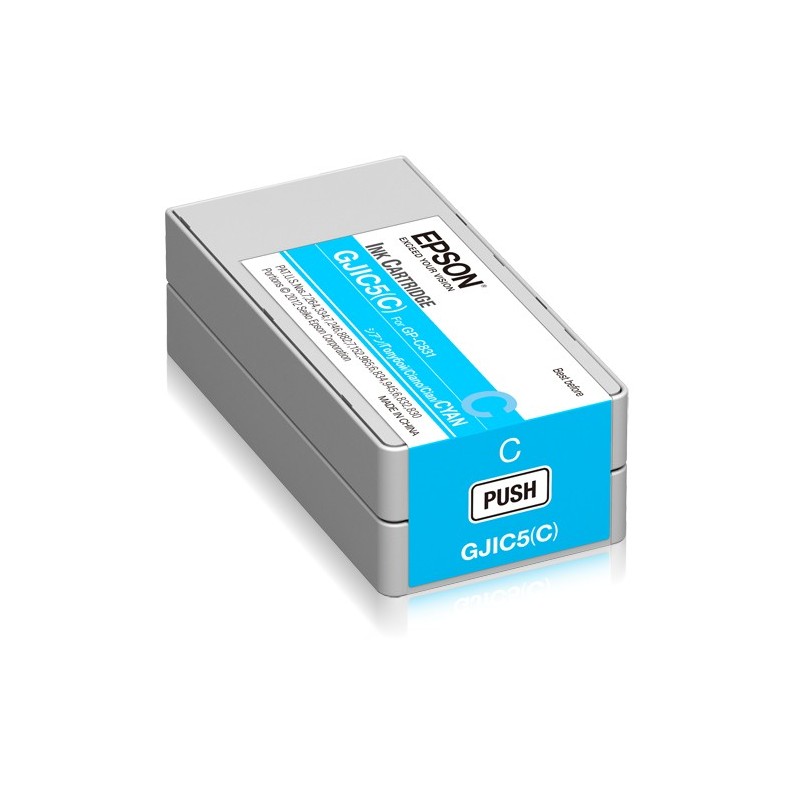 Epson GJIC5(C)  Ink cartridge for ColorWorks C831 (Cyan) (MOQ10)