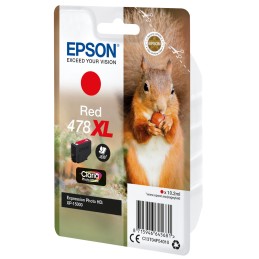 Epson Squirrel Singlepack Red 478XL Claria Photo HD Ink