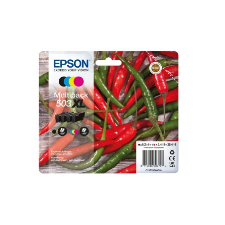 Epson 503XL cartuccia d'inchiostro 4 pz Originale Resa elevata (XL) Nero, Ciano, Magenta, Giallo