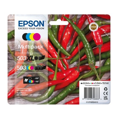 Epson C13T09R94010 cartuccia d'inchiostro 4 pz Originale Resa elevata (XL) Nero, Ciano, Magenta, Giallo