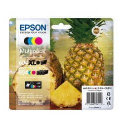 Epson 604XL cartuccia d'inchiostro 4 pz Originale Resa elevata (XL) Nero, Ciano, Magenta, Giallo