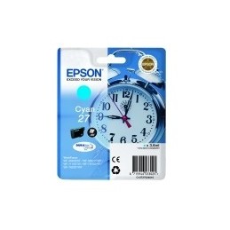 Epson Alarm clock 27 DURABrite Ultra cartuccia d'inchiostro 1 pz Originale Ciano