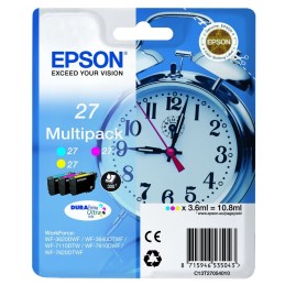 Epson Alarm clock 27 DURABrite Ultra cartuccia d'inchiostro 1 pz Originale Ciano, Magenta, Giallo