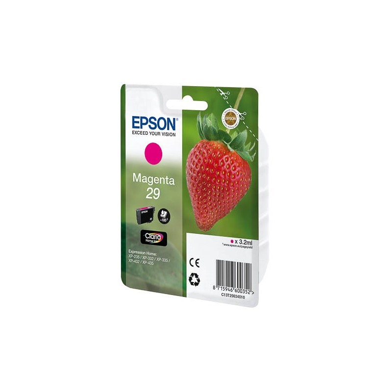 Epson Strawberry 29 M cartuccia d'inchiostro 1 pz Originale Resa standard Magenta