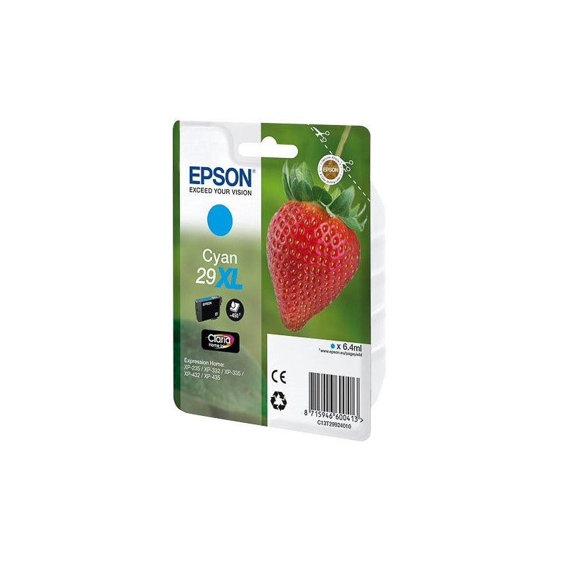 Epson Strawberry 29XL C cartuccia d'inchiostro 1 pz Originale Resa elevata (XL) Ciano