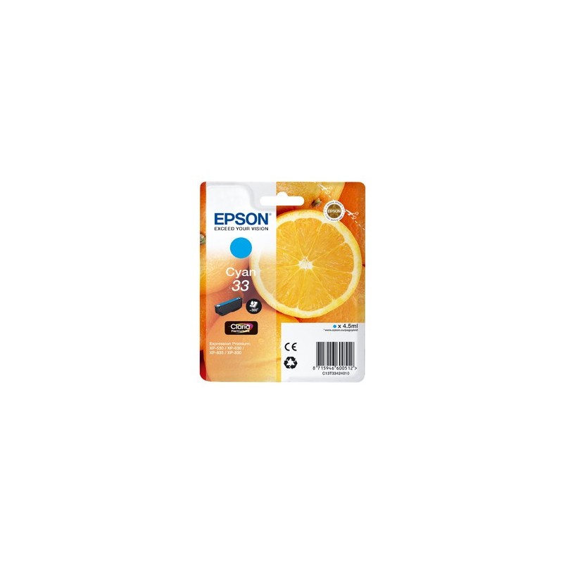 Epson Oranges C13T33424010 cartuccia d'inchiostro 1 pz Originale Ciano