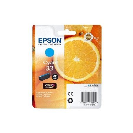 Epson Oranges C13T33424010 cartuccia d'inchiostro 1 pz Originale Ciano