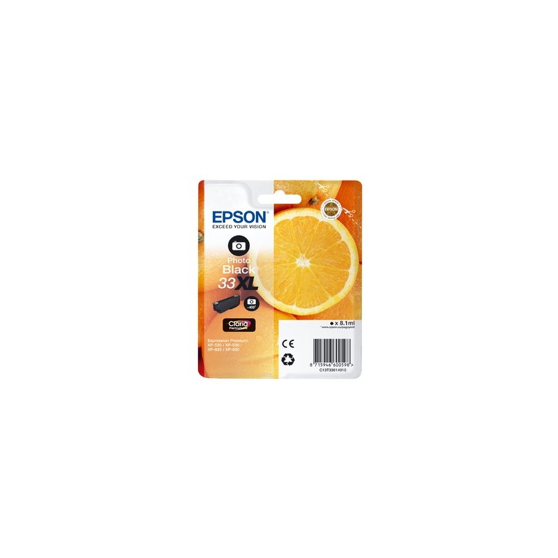 Epson Oranges C13T33614010 cartuccia d'inchiostro 1 pz Originale Nero per foto