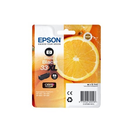 Epson Oranges C13T33614010 cartuccia d'inchiostro 1 pz Originale Nero per foto