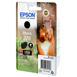 Epson Squirrel Singlepack Black 378 Claria Photo HD Ink