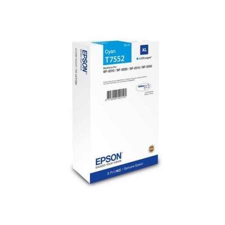 Epson C13T75524N cartuccia d'inchiostro 1 pz Originale Resa elevata (XL) Ciano