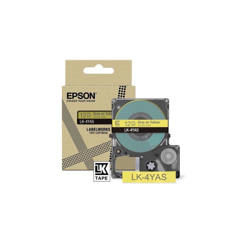 Epson LK-4YAS Grigio, Giallo