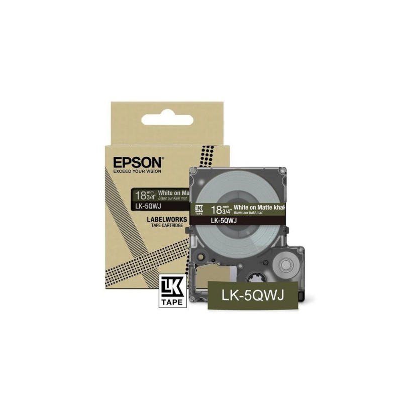 Epson LK-5QWJ Cachi, Bianco