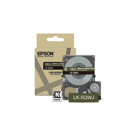 Epson LK-5QWJ Cachi, Bianco