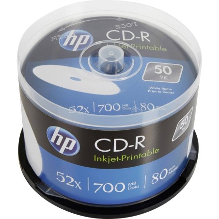 HP CRE00017WIP CD vergine CD-R 700 MB 52x 50 pz