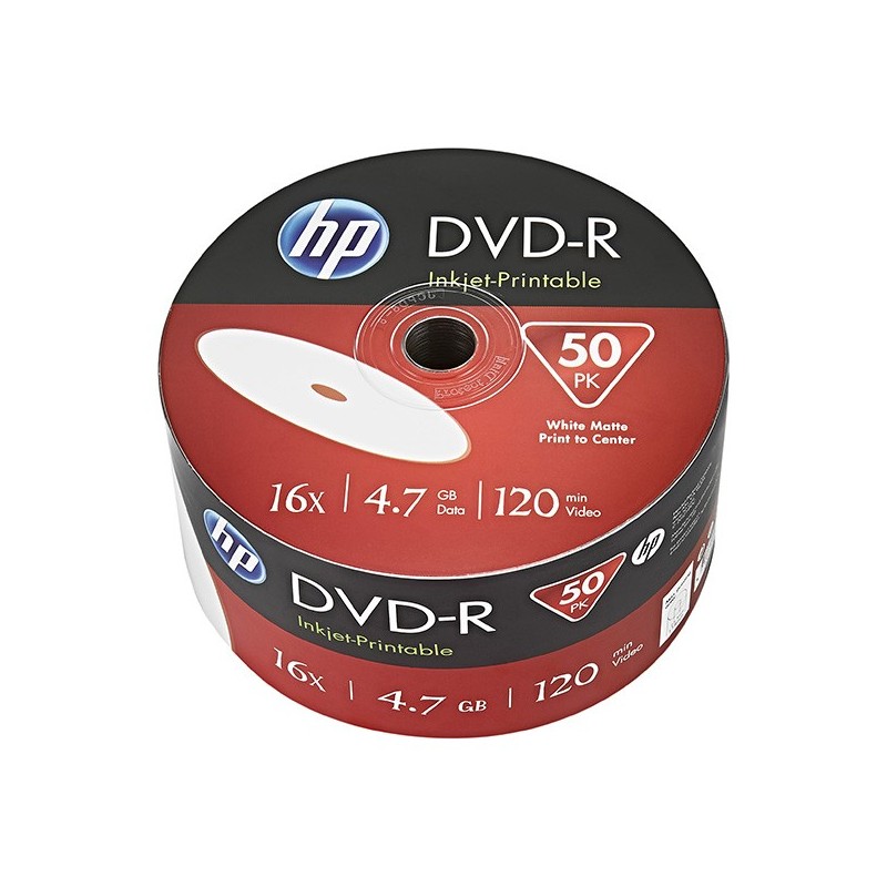 HP DME00070WIP DVD vergine 4,7 GB DVD+R 50 pz