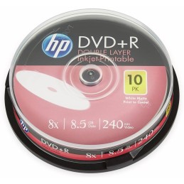 HP DRE00060WIP DVD vergine 8,5 GB DVD+R 10 pz