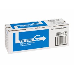 KYOCERA TK-580C cartuccia toner 1 pz Originale Ciano