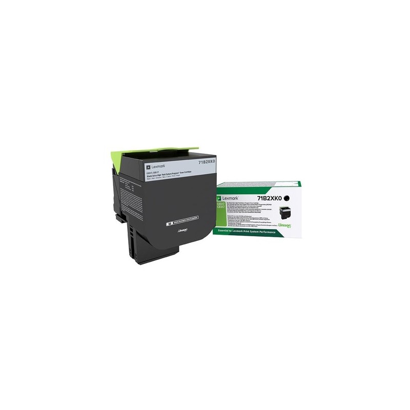 Lexmark 71B2XK0 cartuccia toner 1 pz Originale Nero