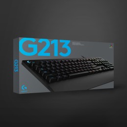 Logitech G G213 Prodigy tastiera Gaming USB QWERTZ Tedesco Nero