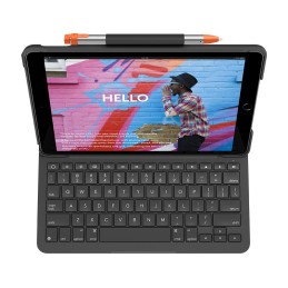 Logitech Slim Folio QWERTZ Tedesco Bluetooth Grafite