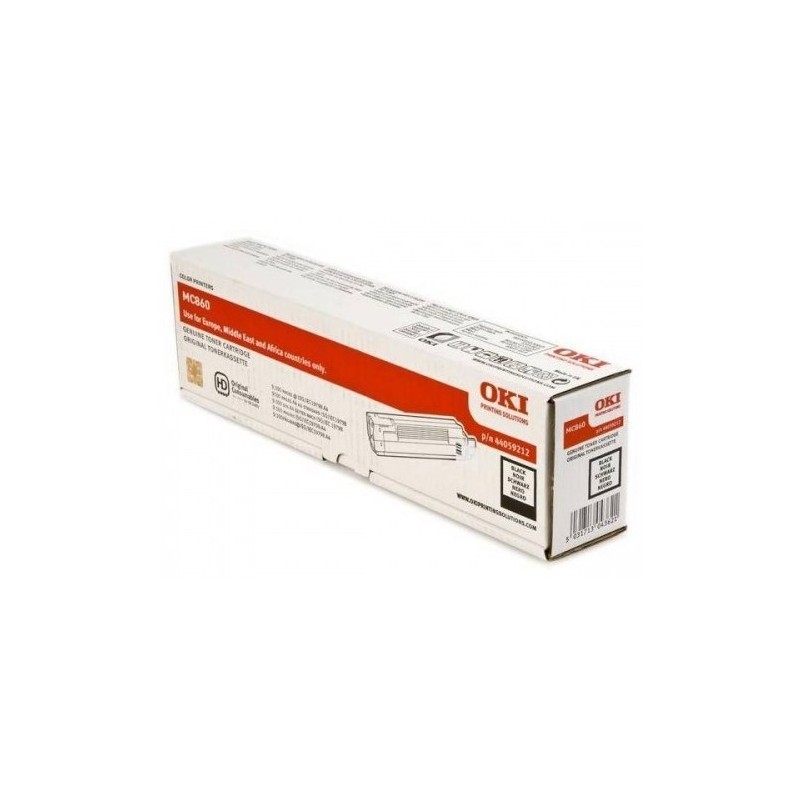 OKI Black Toner f  MC860 cartuccia toner 1 pz Originale Nero